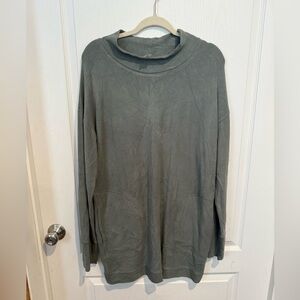 Cozy Gray Long Sleeve Sweater dress